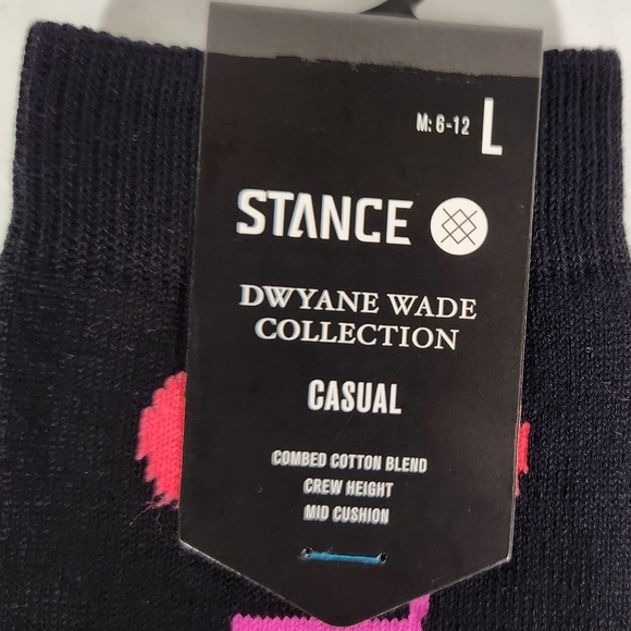 NWT Men's Wade Collection Logo Stance Crew Socks - Picture 2 of 12